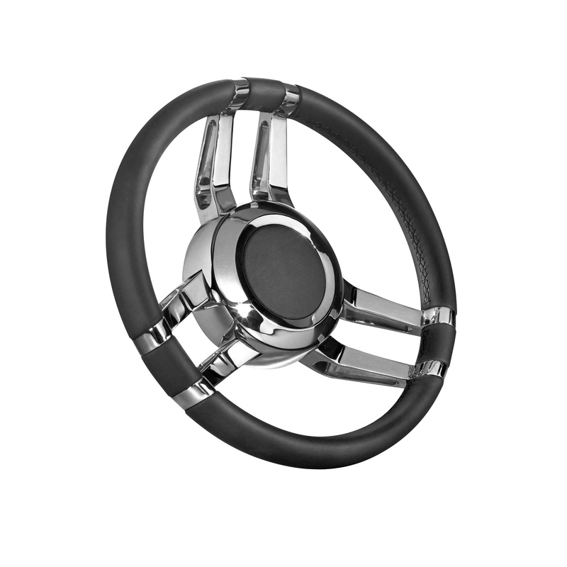 ISWCBK  Isotta Carlotta wheel - black marine grade vinyl