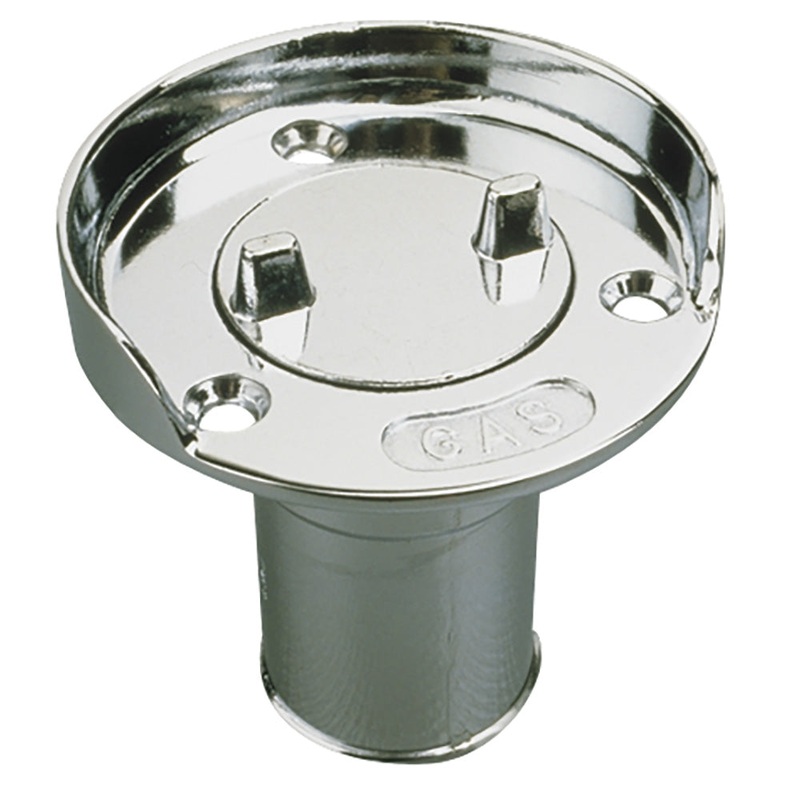 Sea-Dog Hose Deck Fill w/Splash Guard - Die Cast Zinc Chrome Plated [351750-1]