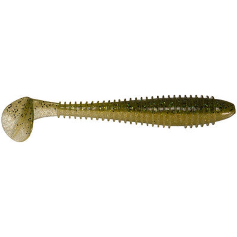 Keitech Fat Swing Impact 3.3" - Mossback Golden Shad  7pk
