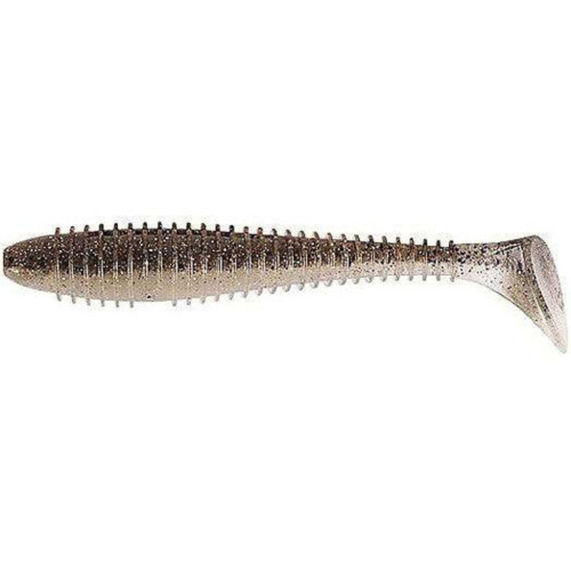 Keitech Fat Swing Impact 3.8" - Gold Flash Minnow  6pk
