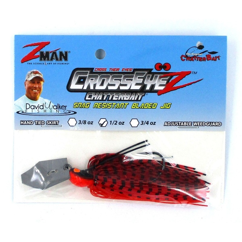 Zman CrossEye Chatterbait  1/2oz - Fire Craw