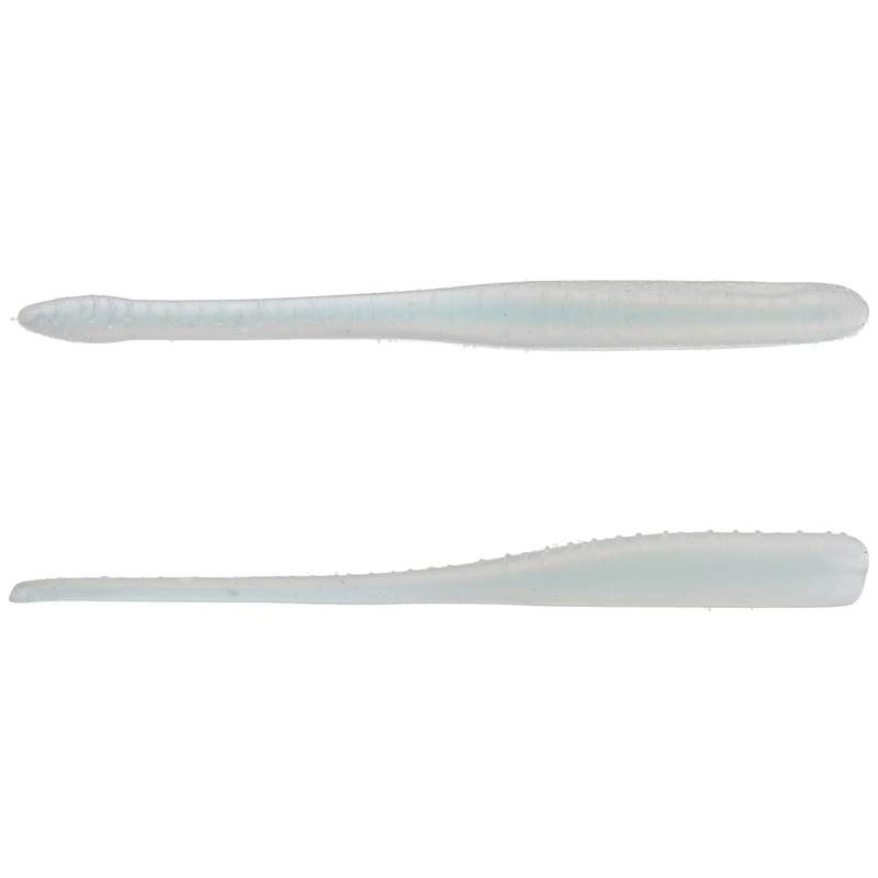 Great Lakes Finesse 4" Drop Worm - Frosted Shad  8pk