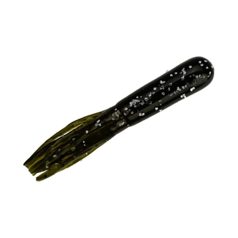 Strike King Bitsy Tube - Green Pumpkin 10pk