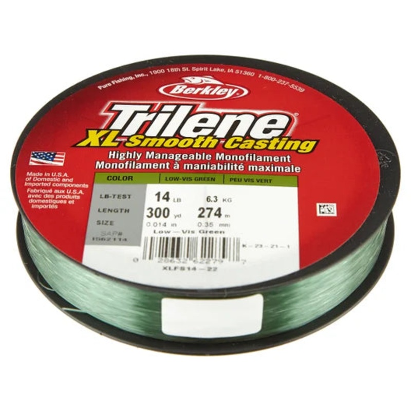 Berkley Trilene XL Mono Low-Vis Green 12 lb 300 yds