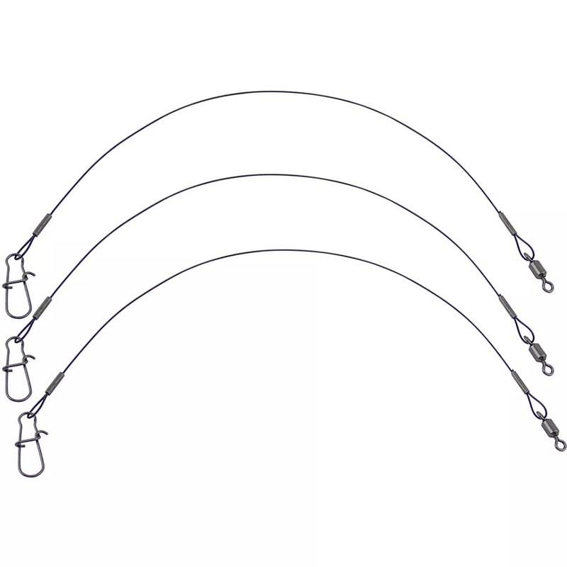 Eagle Claw HD Wire Leader 6" 30lb  3pk