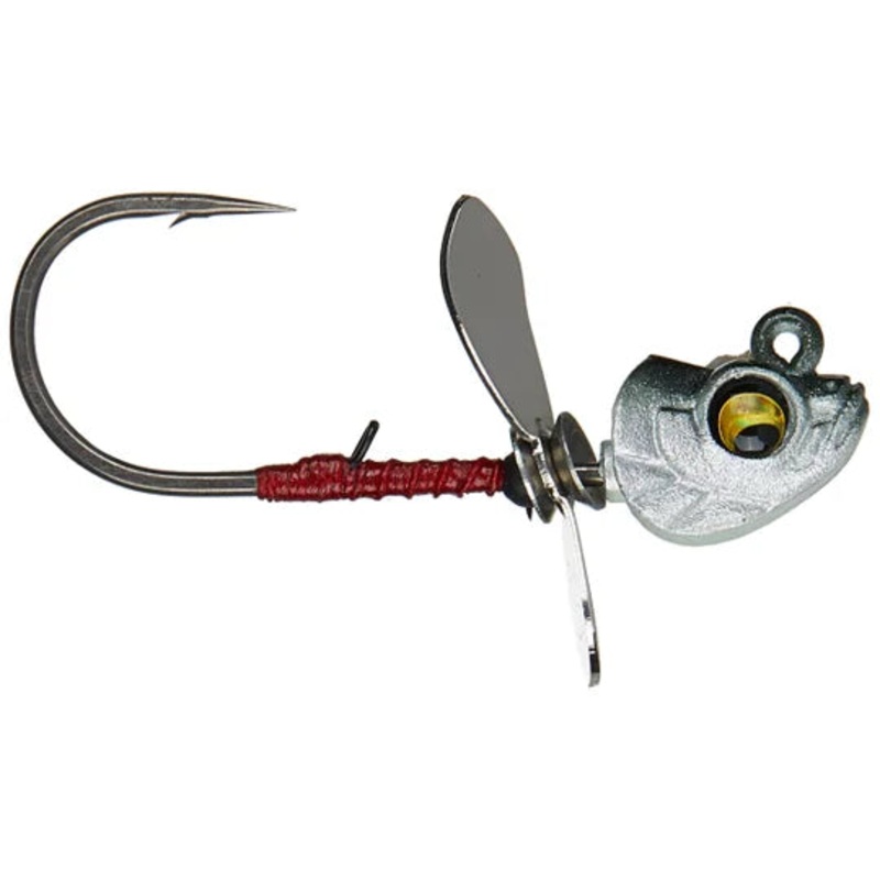Megabass OKASHIRA HEAD (1/16oz) #3/0 - REAL MINNOW