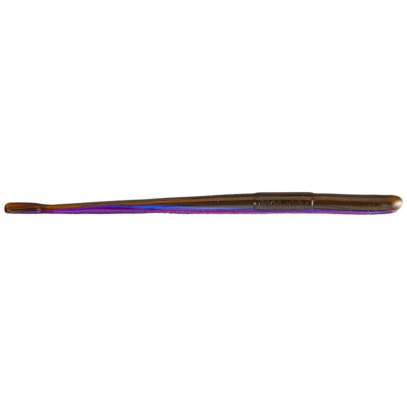 Roboworm Straight Tail 4.5" Green Pumpkin Purple 10pk