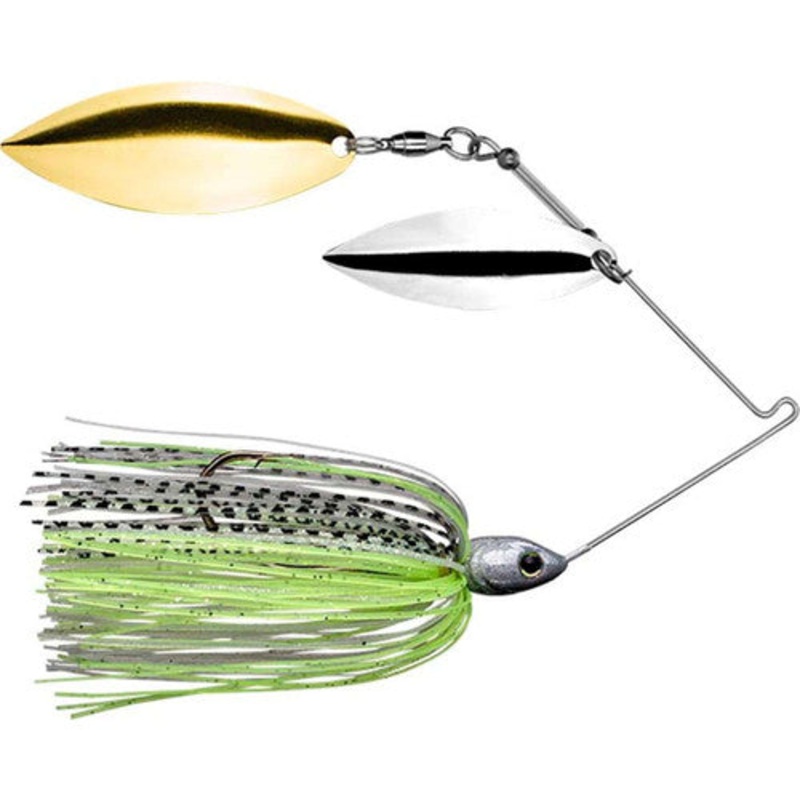 Strike King Tour Grade Spinnerbait 3/8oz Finesse Willow/Willow - Spot Remover