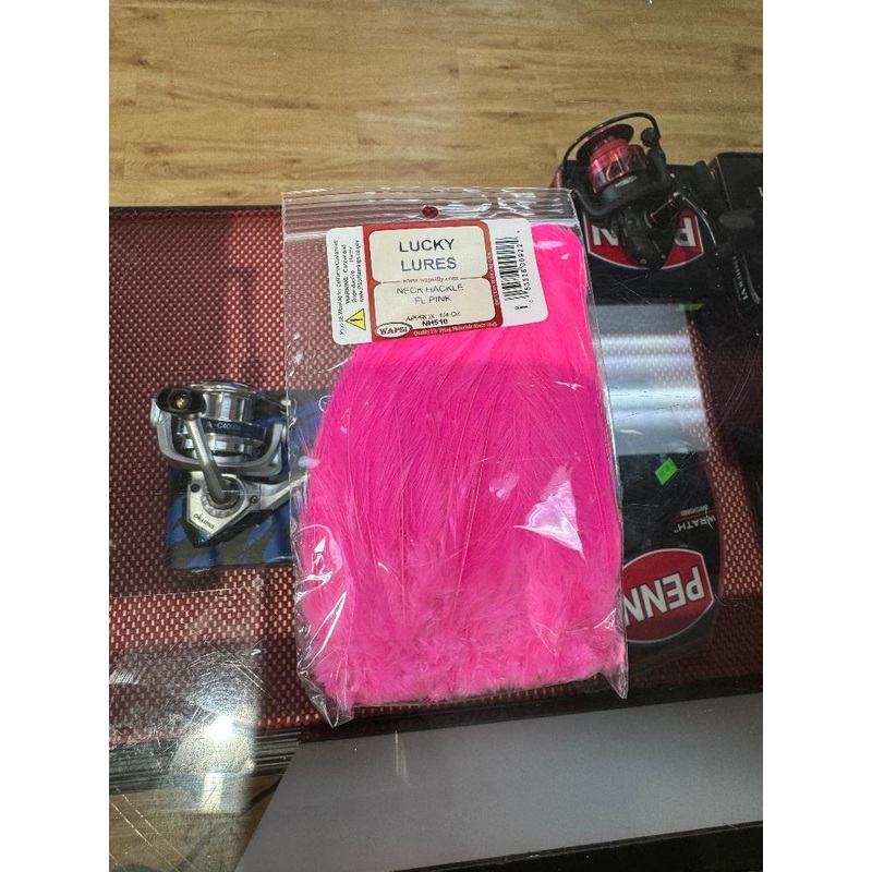 Wapsi Neck Hackle - FL Pink