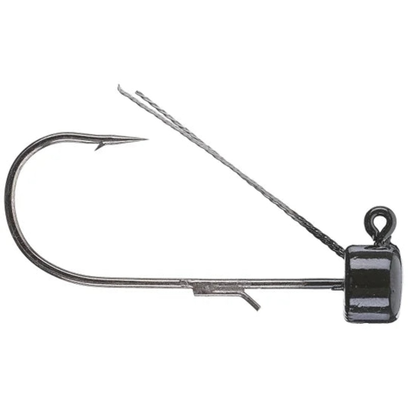 Z-Man MAG SHROOMZ WEEDLESS 3/16OZ BLACK 3 PACK