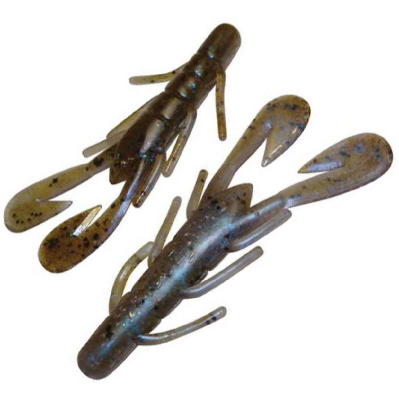 Zoom Mag U-V Speed Craw 4.25" - Green Pumpkin Blue  10pk