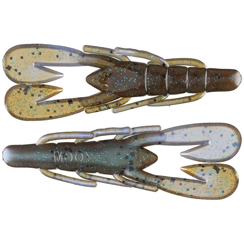 Zoom U-V Speed Craw 3.5" - Green Pumpkin Blue 12pk