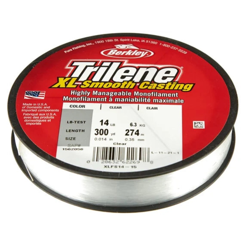 Berkley Trilene XL Smooth Casting 14lb 300yds - Clear