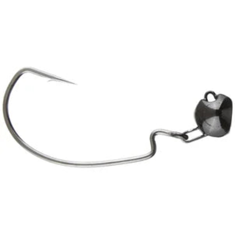 Big Bite Baits Swing Head Green Pumpkin - 3/0 3/8oz 4pk