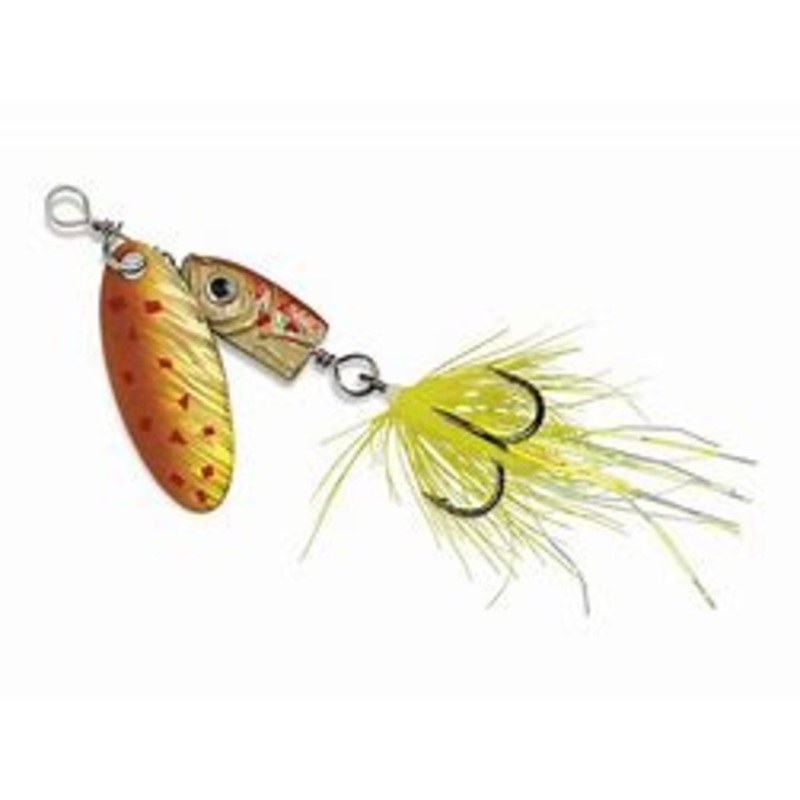 Blue Fox Flash Spinner 1/8oz - Black Chartruese