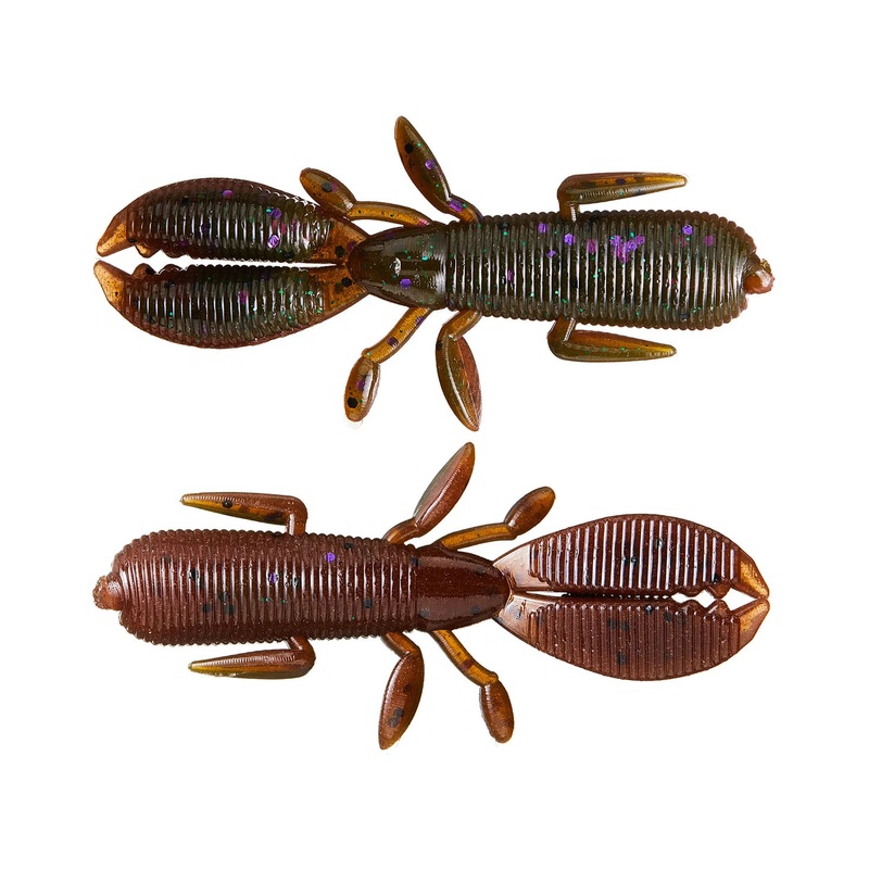 Gary Yamamoto 2.5" Covert Craw Floater - Dk Green Pump/Amber Lam  10pk