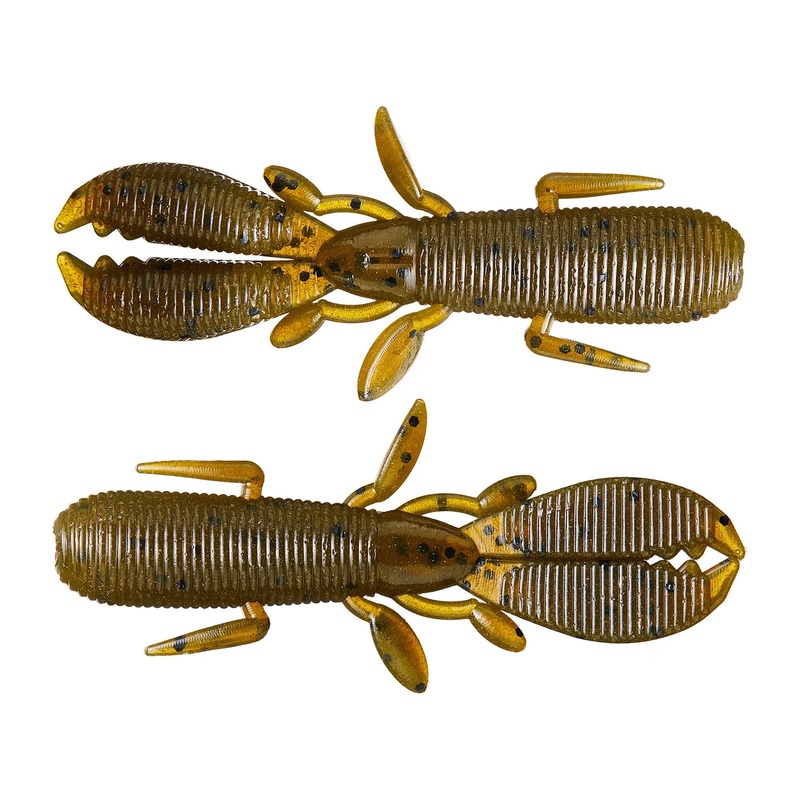 Gary Yamamoto 2.5" Covert Craw Floater - Grn Pumpkin/Blk Flake