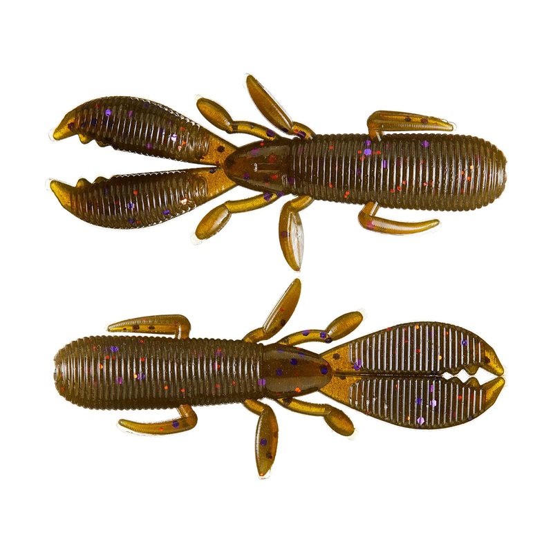Gary Yamamoto 2.5" Covert Craw Floater - Grn Pumpkin Purple Copper  10pk