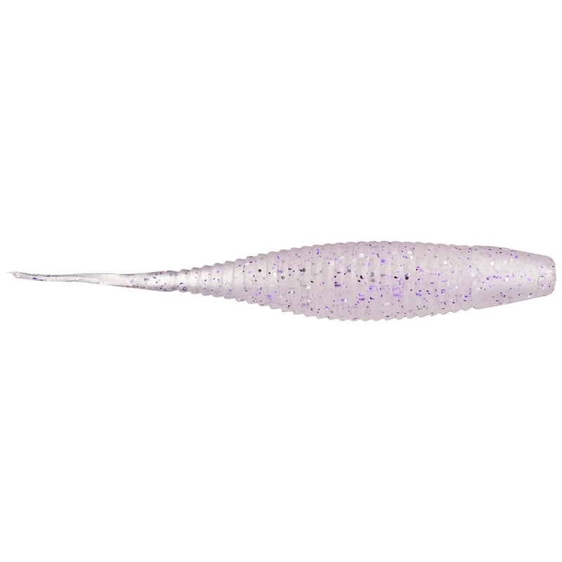 Gary Yamamoto 3" Scope Shad - Stealth Purple Shimmer  10pk