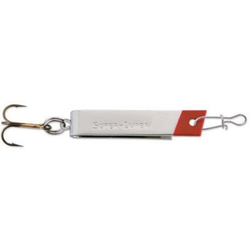 Luhr Jensen 500 Super Duper Spoon - Nickel Redhead
