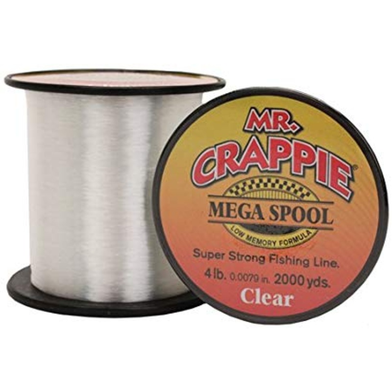 Mr.Crappie Mega Spool  4lb 2000yds - Clear