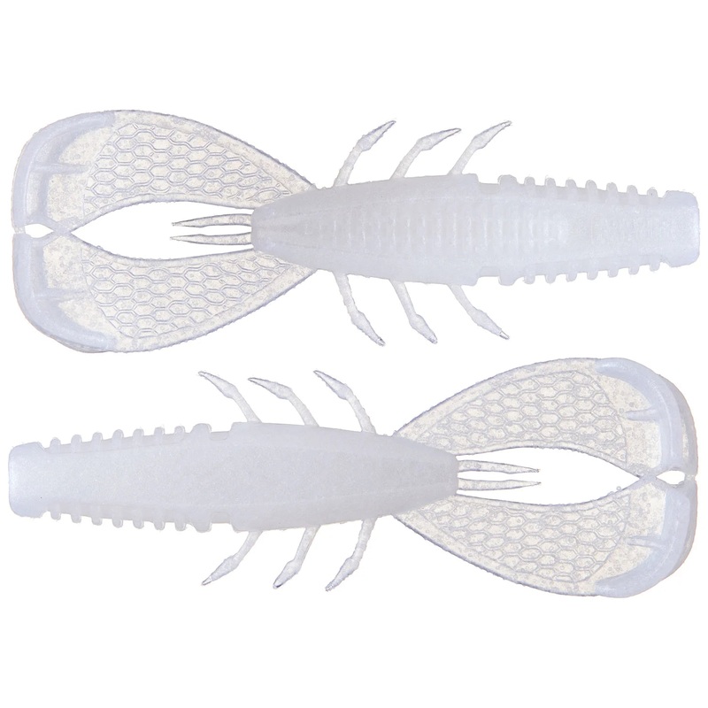 Rapala Crush City Cleanup Craw -Pearl White  7pk