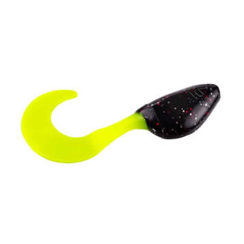 Strike King Mr. Crappie Shadpole CT 2" - Tuxedo Black Chart  15pk