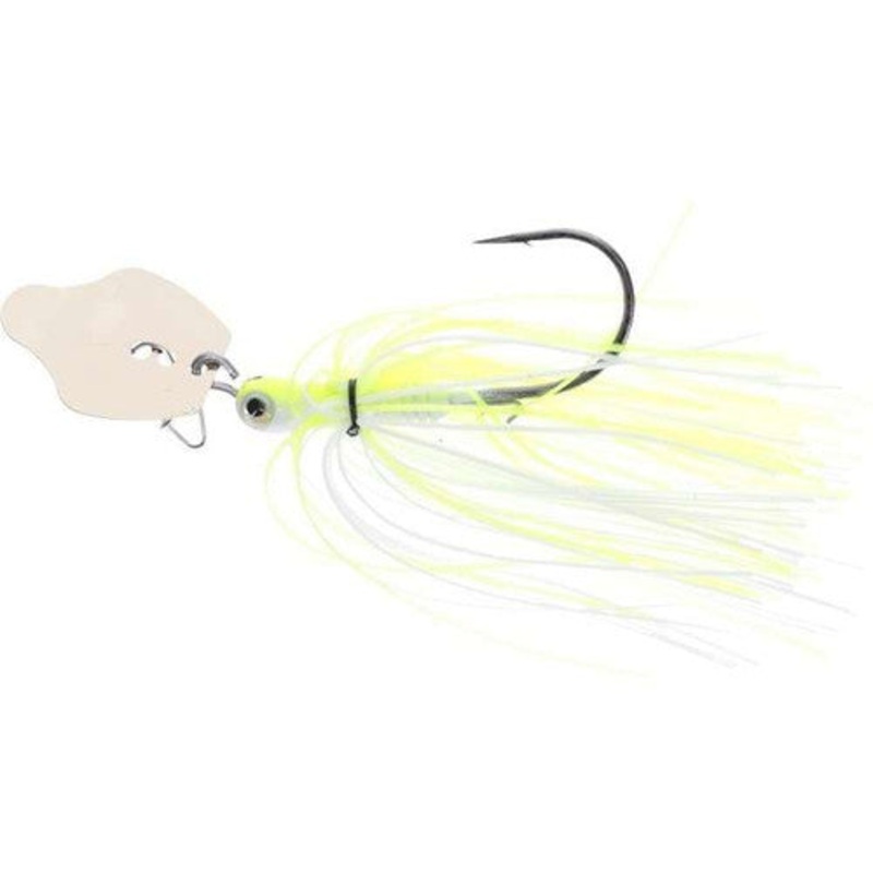 Strike King Tungsten Thunder Cricket Vibrating Swim Jig 1/2oz - Chartreuse White