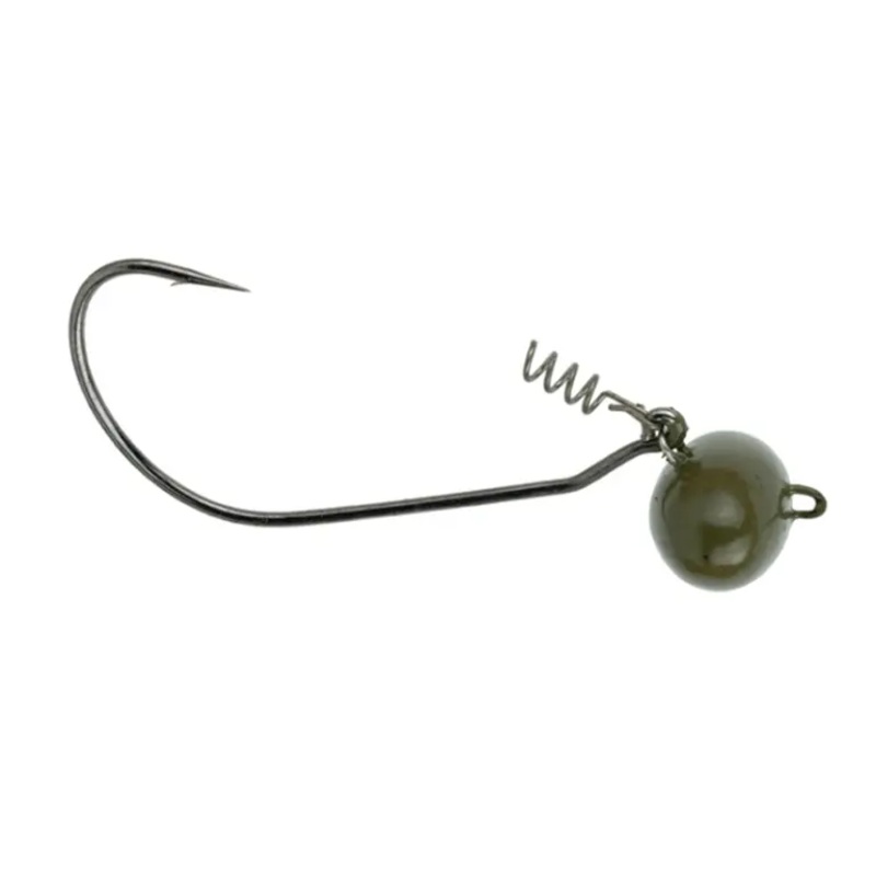 6th Sense Core-X Swinging Football Jig Head 3/4oz 5/0 - Camo  2pk