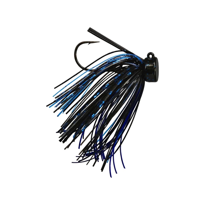 Buckeye Lures BFS Spot Remover Finesse Jig - 1/4oz Black Blue