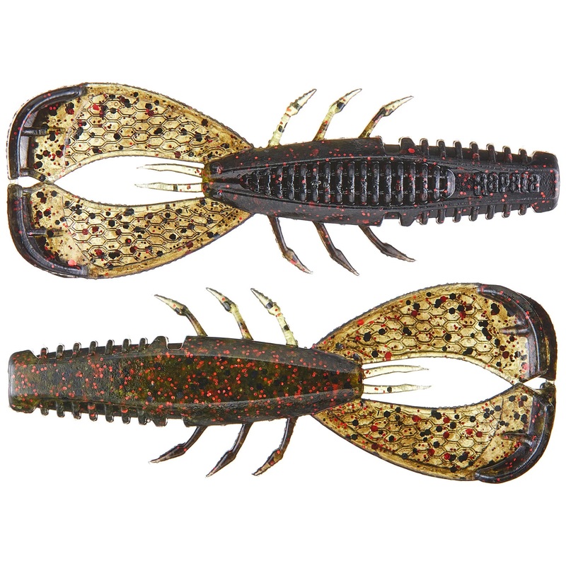 Rapala Crush City Cleanup Craw 3.5" - California Craw - 7pk