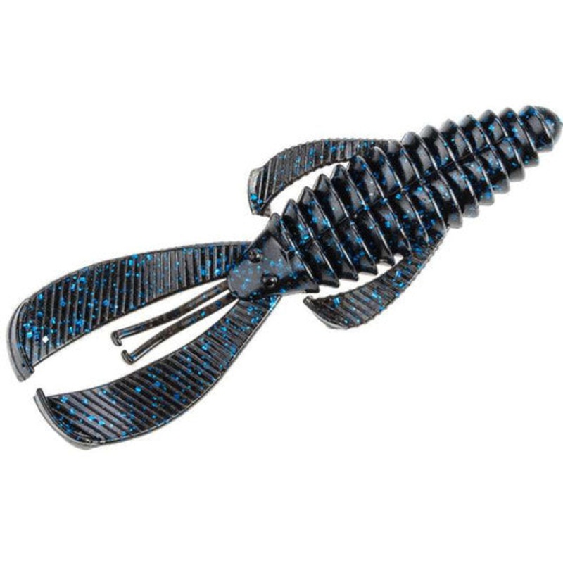 Strike King Rage Bug - Black Blue Flake  7pk