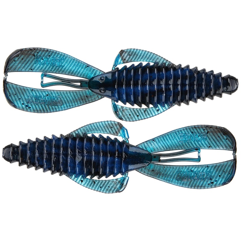 Strike King Rage Bug - Black Blue Swirl
