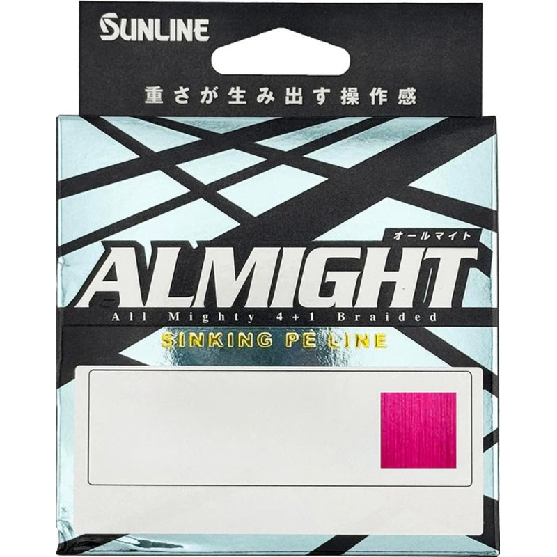 Sunline Almight Sinking Braid 18.5lb 165yds - Pink