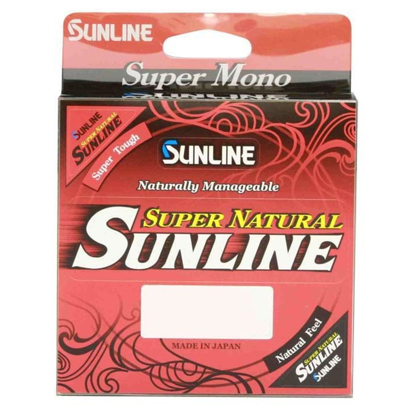 Sunline Super Natural Monofilament 16lb 660yds - Clear