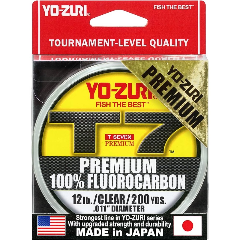 Yo-Zuri T-7 Fluorocarbon 12lb 200 yd - Clear