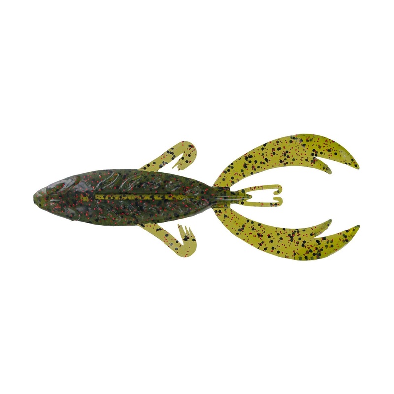 Big Bite 4" Rojas Fighting Frog - Watermelon Red Flake  7pk