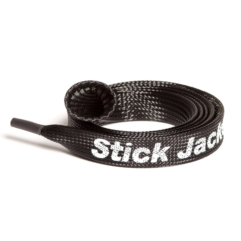 Black Casting Stick Jacket Fishing Rod Cover For Rods up to 7-1/2'