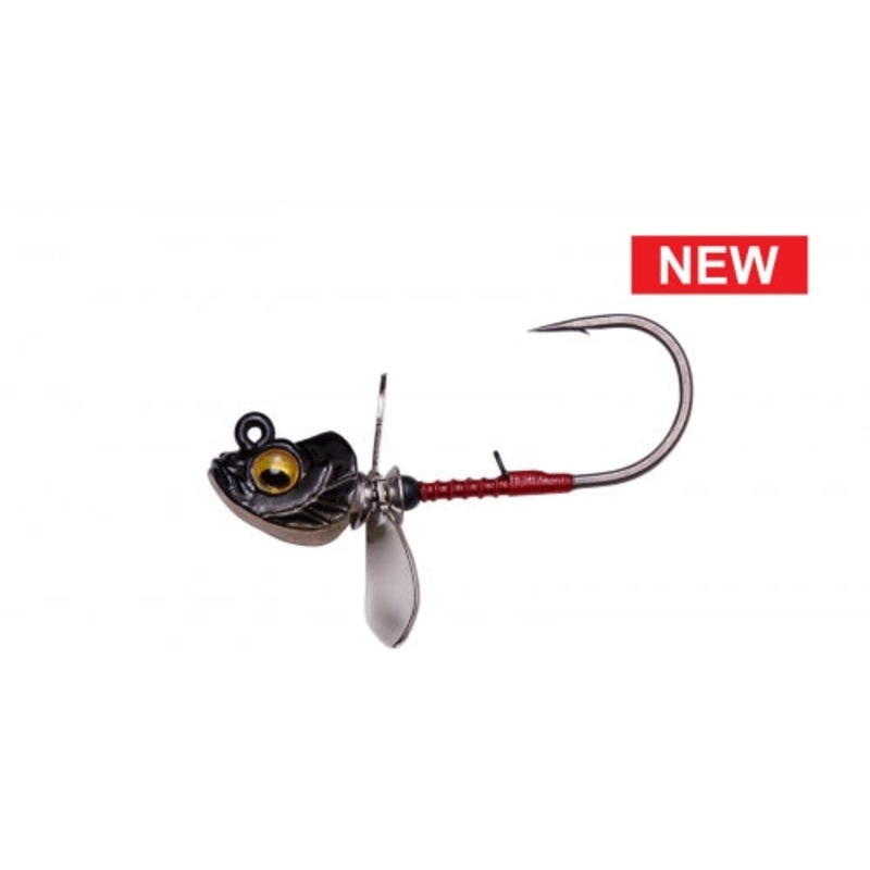 Megabass OKASHIRA SCREWHEAD (1/16oz) #3/0 - SHADOW SPAWN