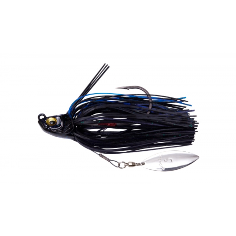 Megabass UOZE SWIMMER (3/8oz) - BLACK BLUE