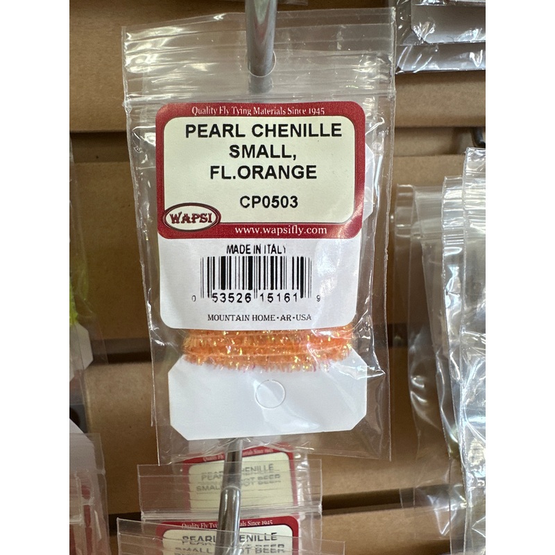 Wapsi Pearl Chenille Small - Fl. Orange