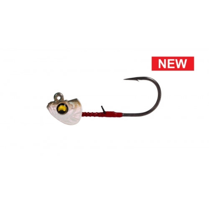 Megabass OKASHIRA HEAD (1/8oz) #3/0 - TENNESSEE SHAD  3pk