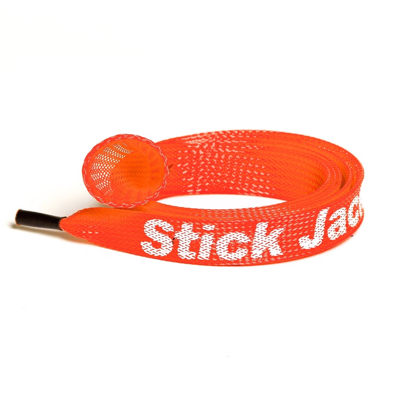 Neon Red Casting Stick Jacket Fishing Rod Cover For Rods up to 7-1/2'