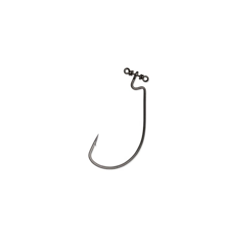 VMC Spinshot Wide Gap Hook #2/0 Black Nickel - 4pk