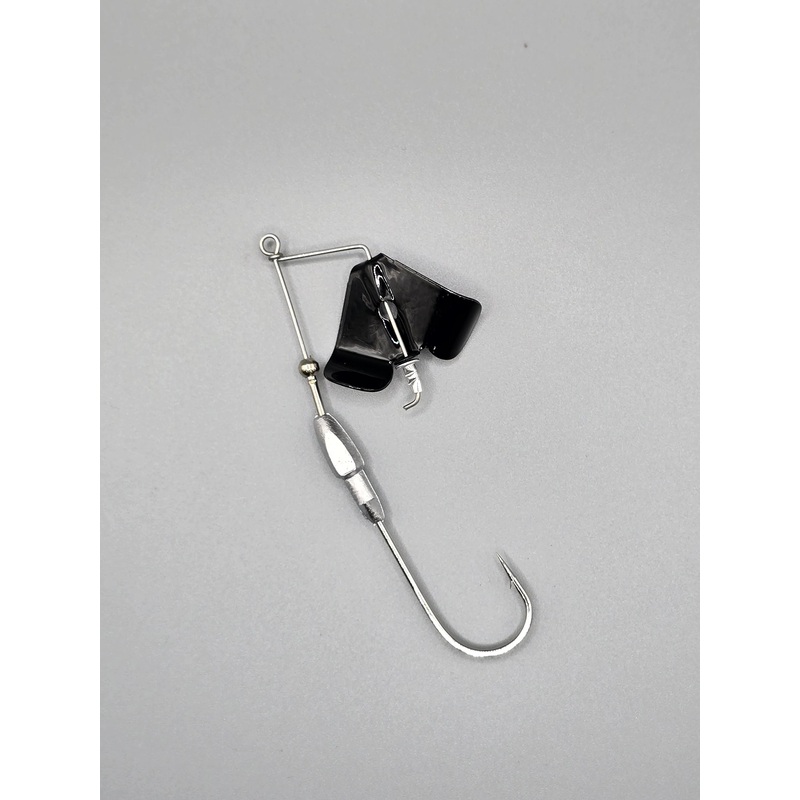 Brazalo Wee Whacker Mini Buzzbait - Black Blade