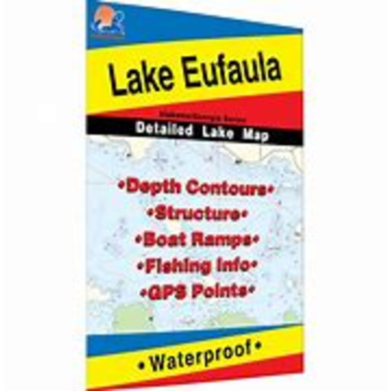 Lake Eufaula North Section Map