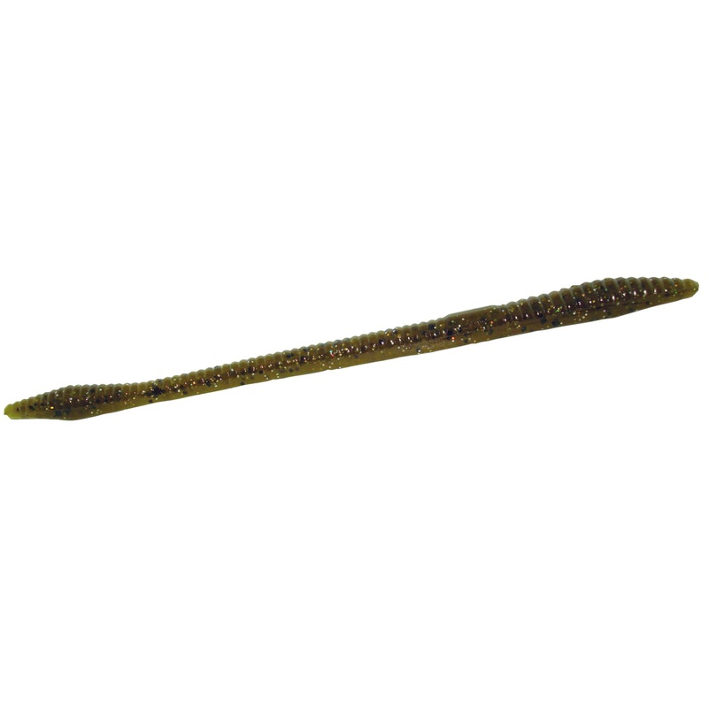 Zoom Trick Worm 6.5'' - Green Pumpkin Magic 20pk