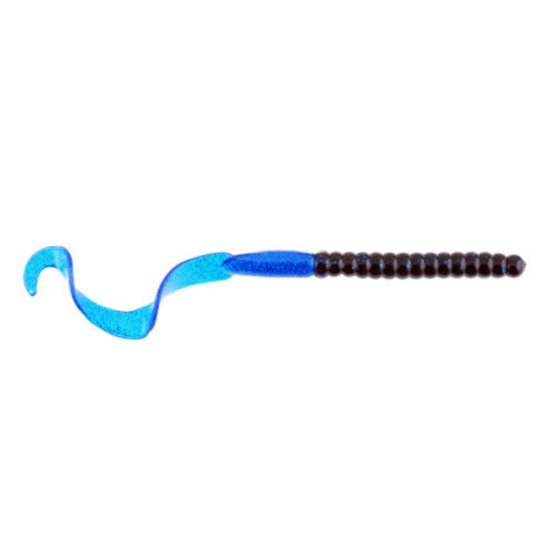 Berkley PB Power Worm 7'' - Black/Blue 13pk