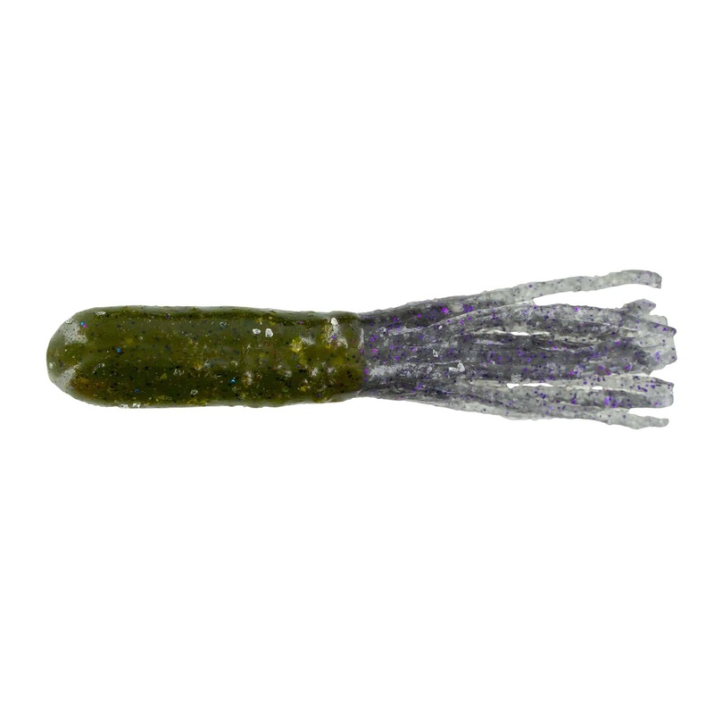 Big Bite 3.5" Tour Tube - Dark Green Pumpkin/Smoke Purple