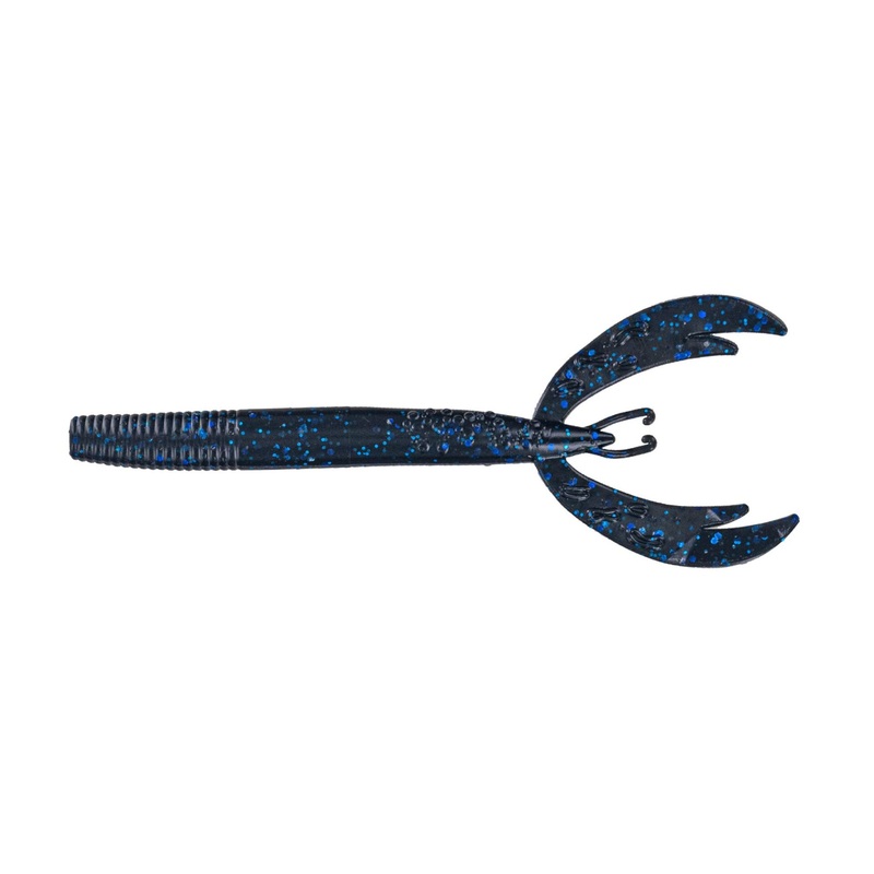 Big Bite Scentsation Quarantine Craw 4.25" - Black Blue Flake 9pk